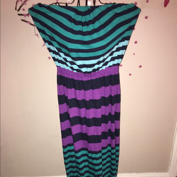 Express tube top maxi dress