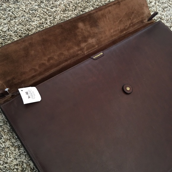 🚩 SOLD Coach Bleecker Draftsman Portfolio 1 of 11 - Picture 4 of 5