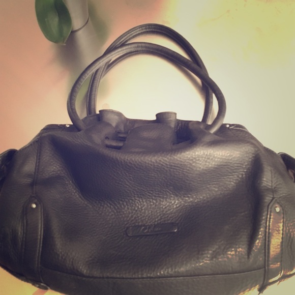Cole Haan black leather purse