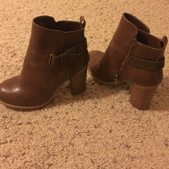Brown booties