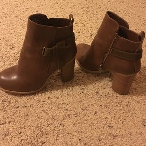 Brown booties