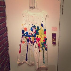 Splatter Paint Party Dress