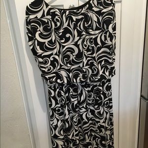 Black & white dress