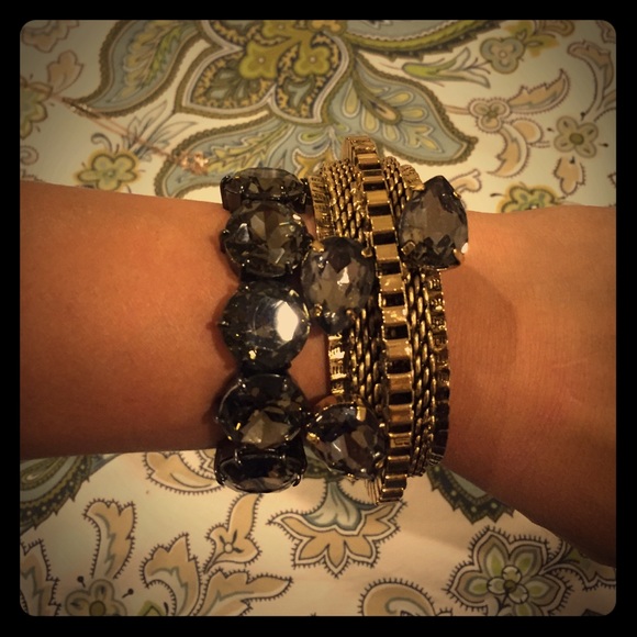 💎🎀J Crew Statement bracelet set