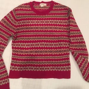 J. Crew fair isle sweater