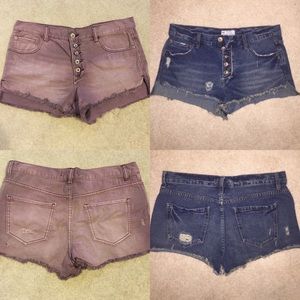 BUNDLE| Free People Distressed Shorts