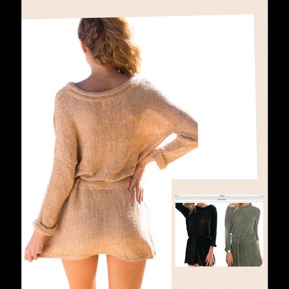 Beige Color Beautiful Dress/Tunic - Picture 3 of 6