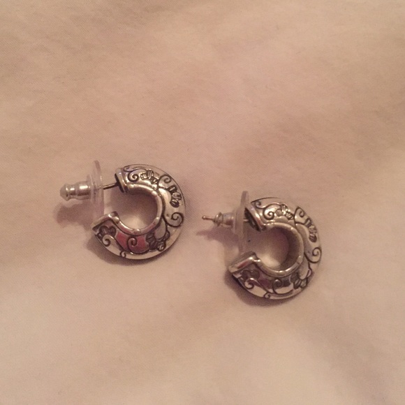 Brighton silver and grey earrings
