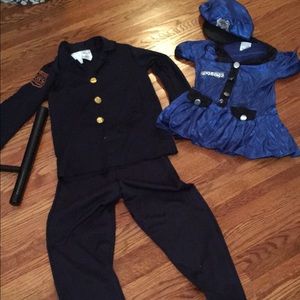 Policeman and Policewoman Costumes - REDUCED