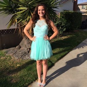 Mint homecoming / formal dress