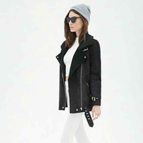 Oversized aviator jacket