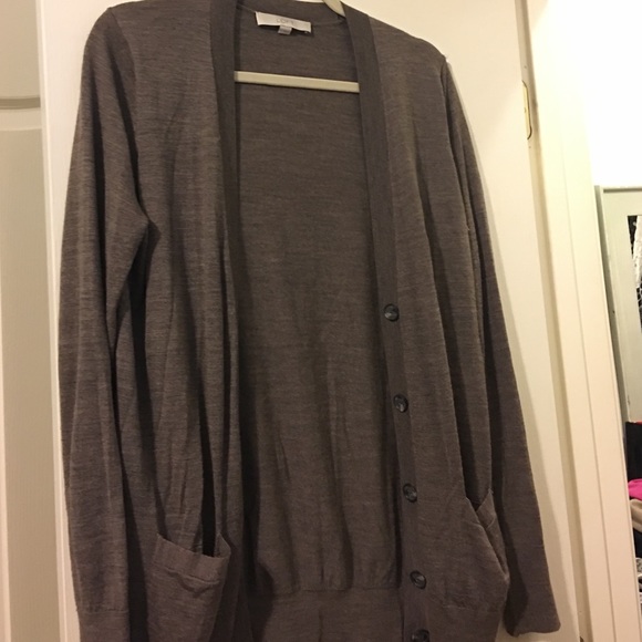 LOFT Brown Cardigan- Great Condition - Size L