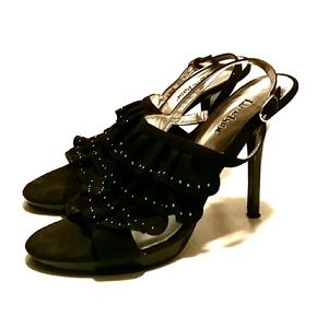 Black Limelight heels.