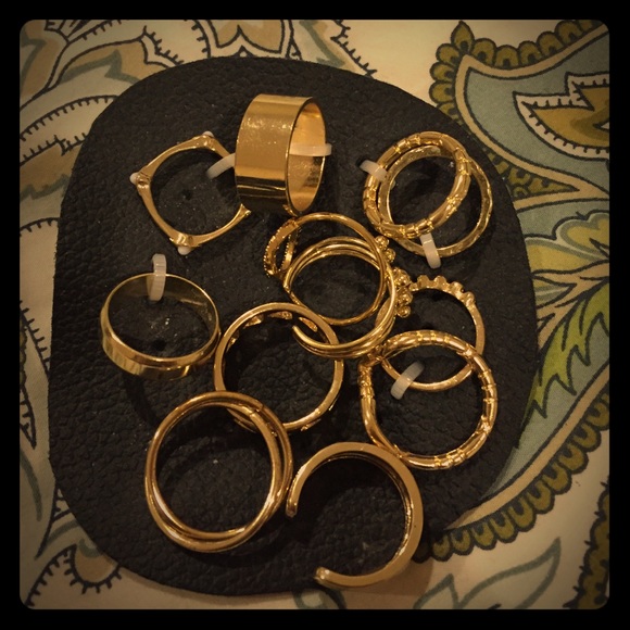 🎀🛍Gold ring set