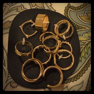 🎀🛍Gold ring set