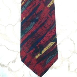Silk tie.