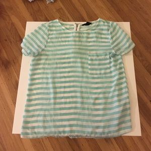 Blue striped blouse Blue striped blouse