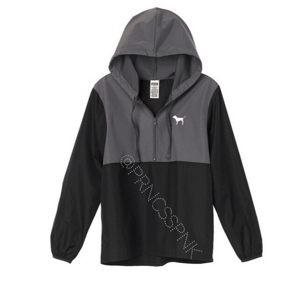 PINK anorak windbreaker