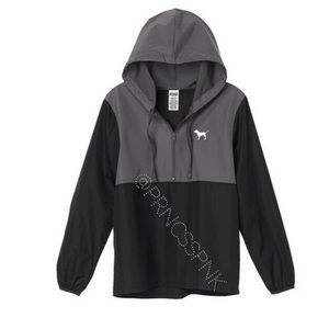 PINK anorak windbreaker