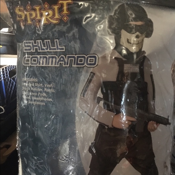 Skull commander costume.