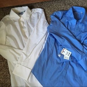 Two button downs never worn Izod medium