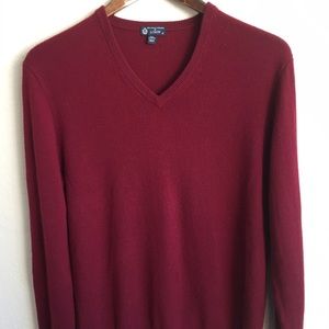 J.CREW Italian Cashmere V-Neck Sweater, Sz. Small