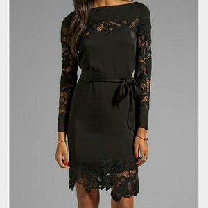 DVF Ernestine Dress Black NWT..