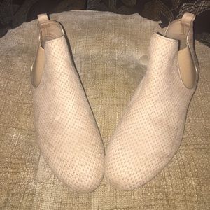 Nude color booties