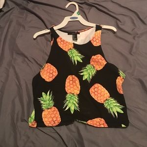 Pineapple crop top
