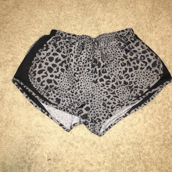 Nike leopard shorts size L