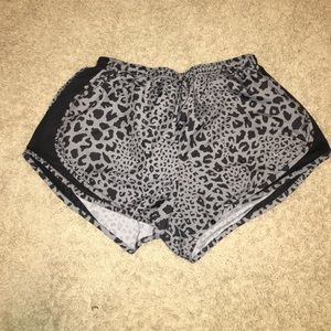 Nike leopard shorts size L