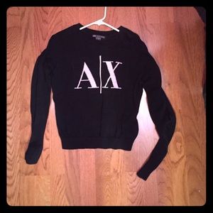 Armani Exchange black sweater