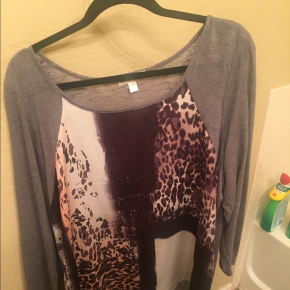 Gray thin sweater