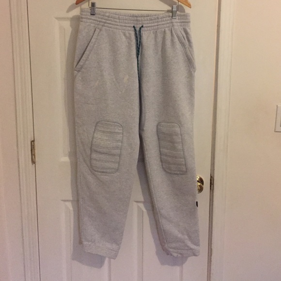 Adidas sweatpants.
