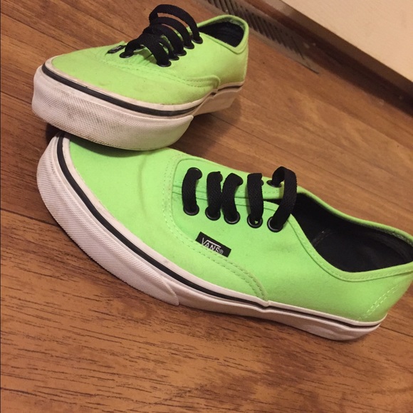 Lime green vans