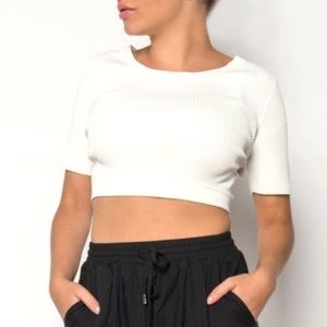 Jessica Cut-Out Crop Top
