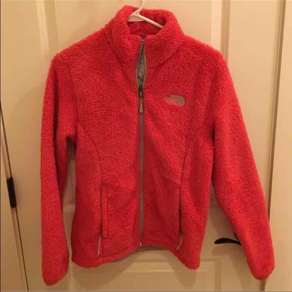 Fuzzy North Face Zip-Up