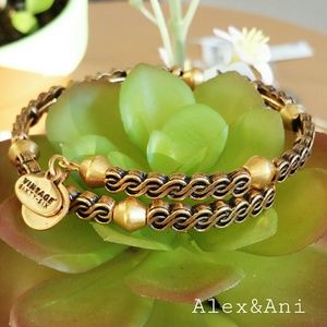 Alex and Ani Gold Wrap