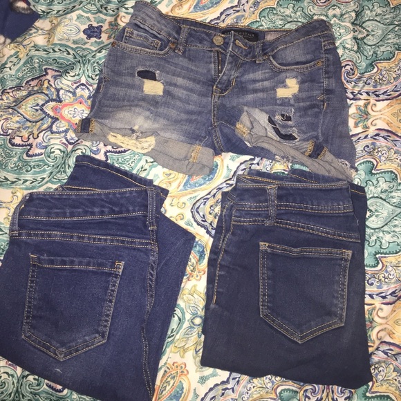 Skinny Jeans And Shorts