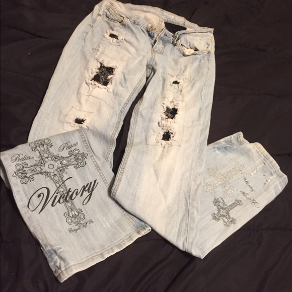 Cowgirl tuff bling jeans