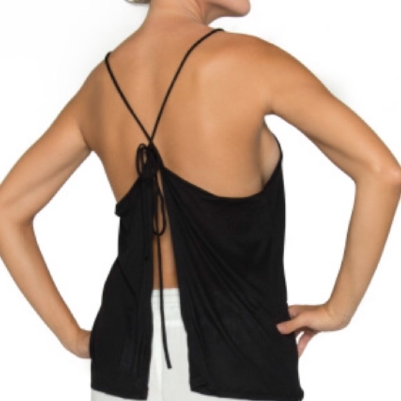 Tie-back black top