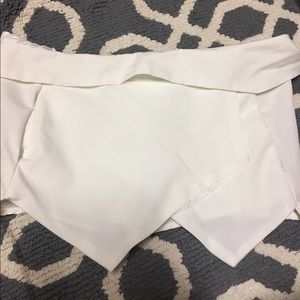 White Zara skort