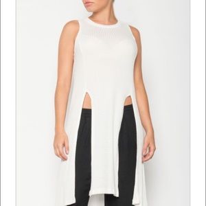 Stylish long summer tunic top