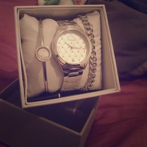 Silver Folio watch set