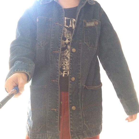 VINTAGE RALPH LAUREN DENIM COAT - Picture 2 of 2