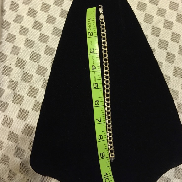 Stamped 925 Italy Sterling Silver Bracelet - Picture 4 of 4