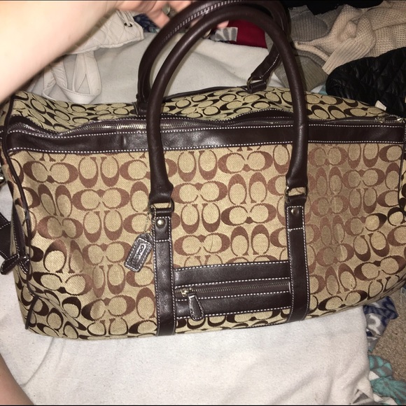 HUGE Coach duffle, luggage bag