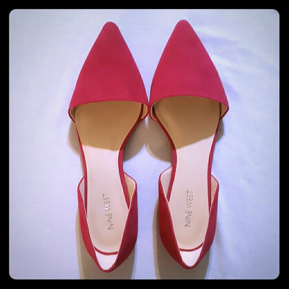 Nine West Pink Suede Shoes