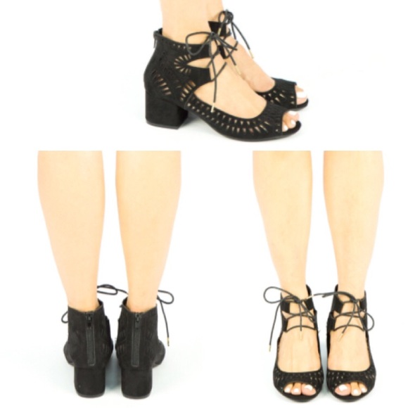 1 left!!! NWT. Lace up cutout heel - Picture 7 of 7