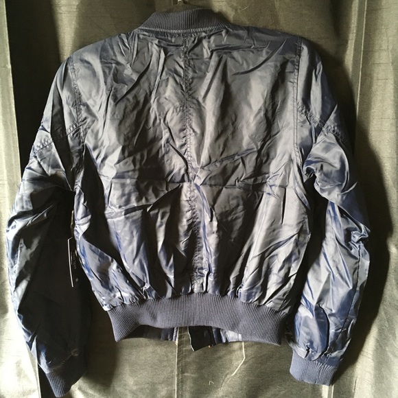 Last 1! NAVY BOMBER bomber jacket - Picture 3 of 7